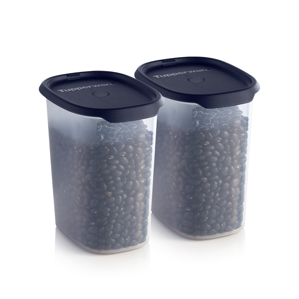 Tupperware Tek Dokunuş Gıda Saklama 1.8L Gece Mavisi 2'li Set