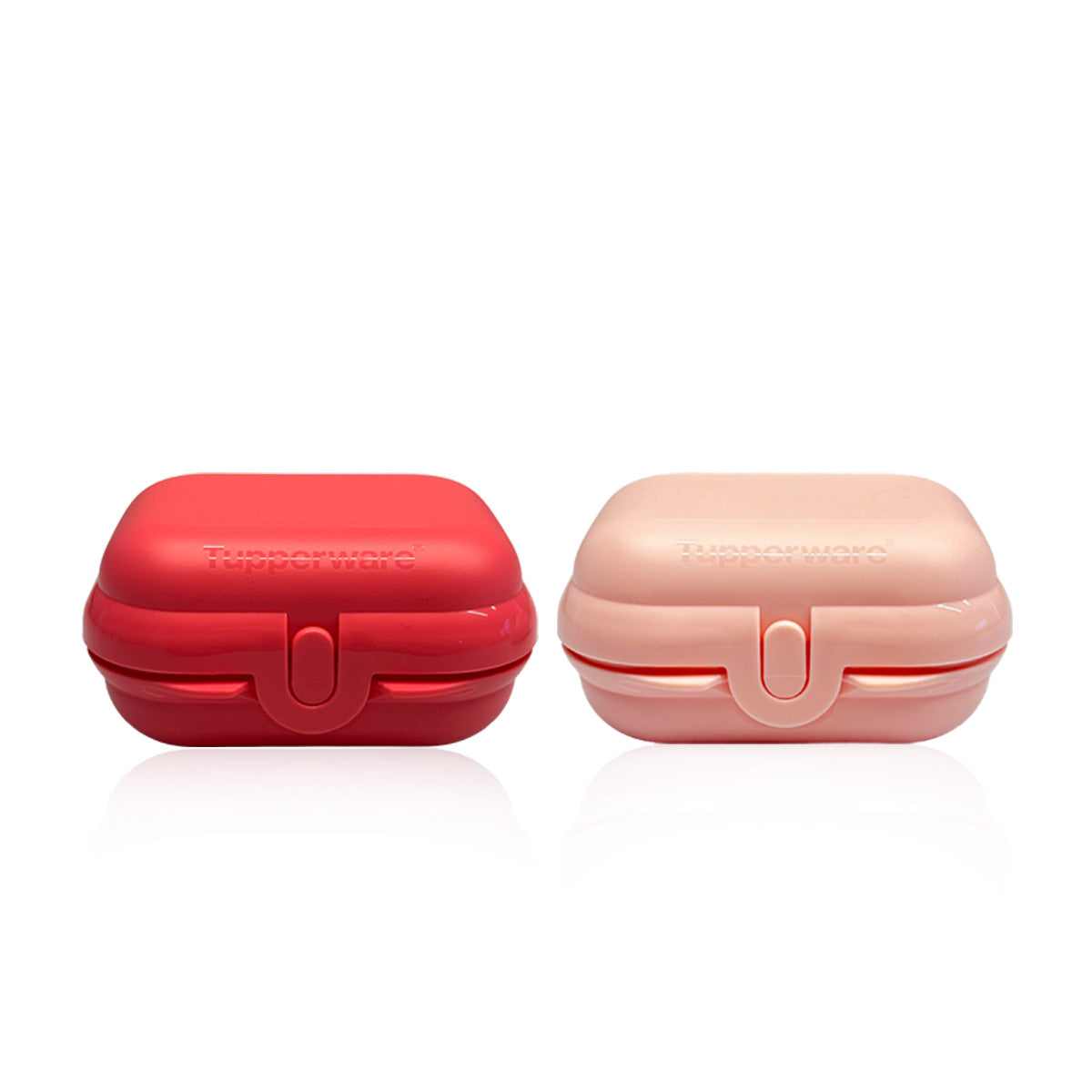 Tupperware Eco Mini Taşıma Kabı 2'Li Pembe- Toz Pembe