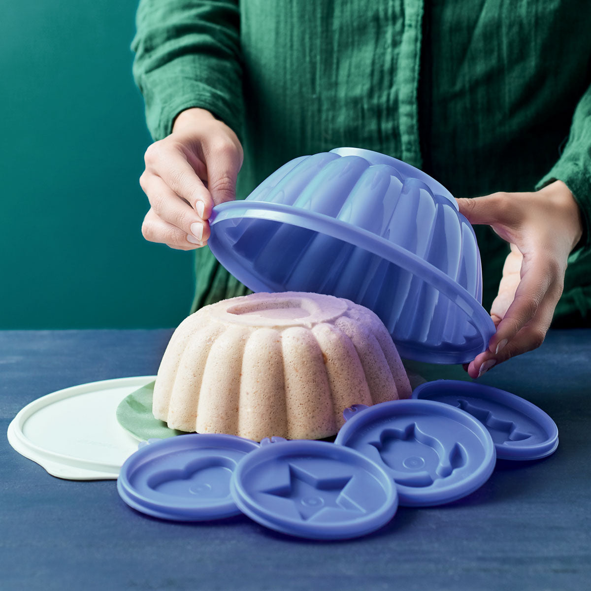 Tupperware Jel Servis Kalıbı Mürdüm