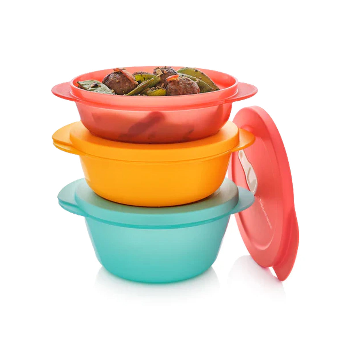 Tupperware Mikrodalga Kabı 3'lü Set