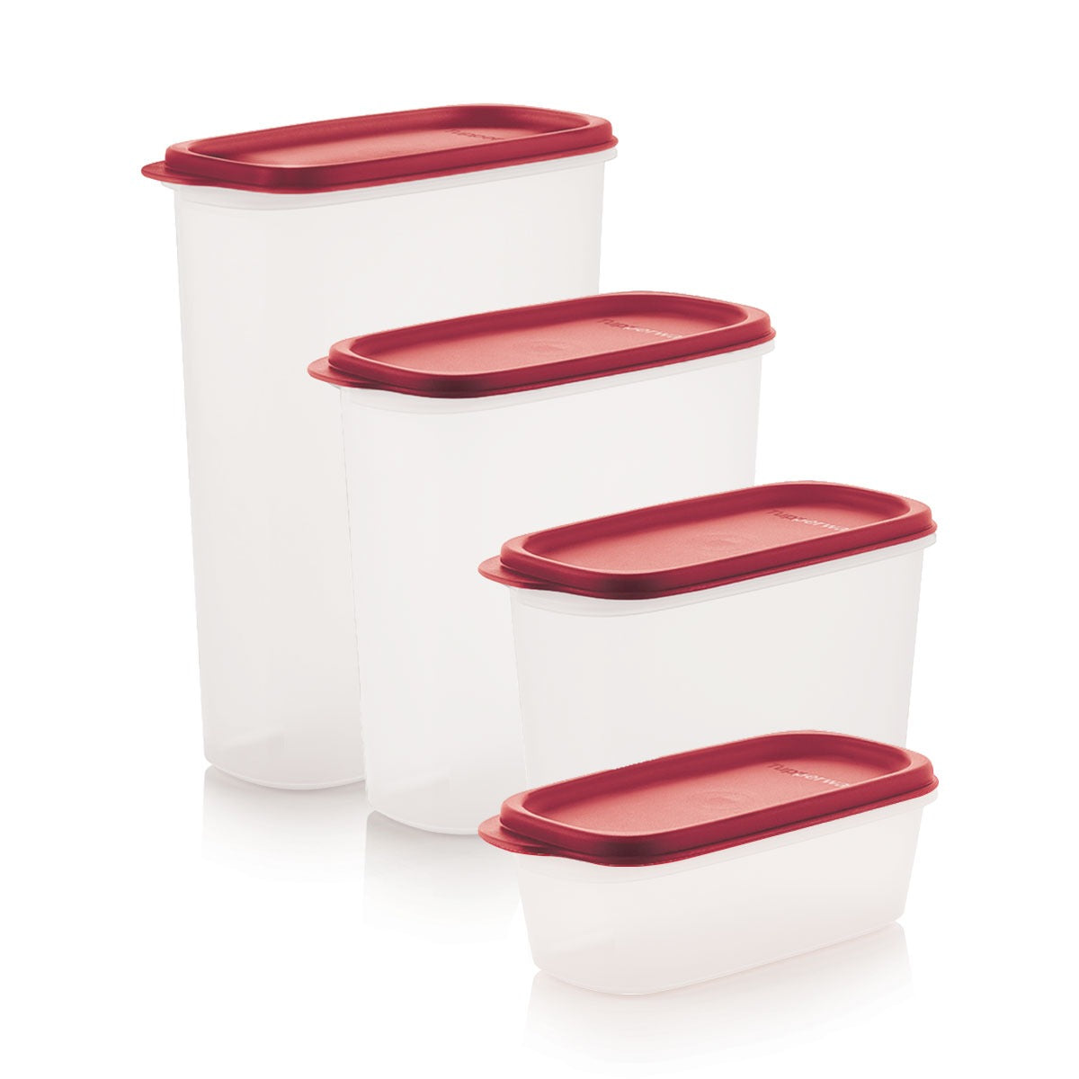 Tupperware Modüler Saklama Kabı Oval 4'lü Set