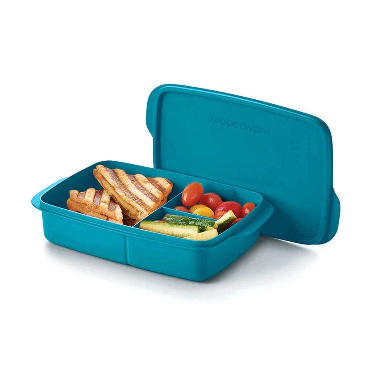 Tupperware Bölmeli Beslenme Kutusu 1L Derin Mavi