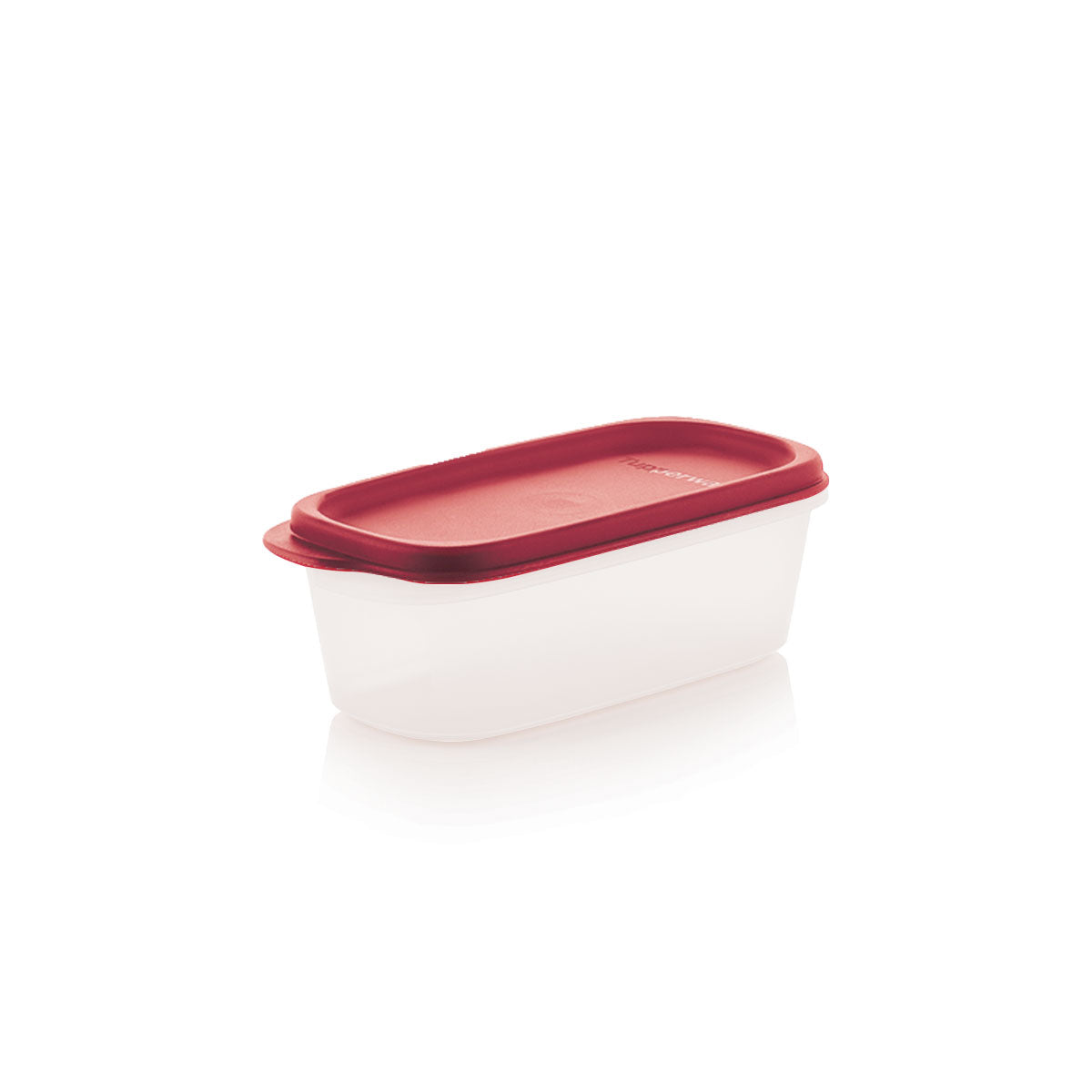 Tupperware Modüler Saklama Kabı Oval-1 500ml Kırmızı Kapak