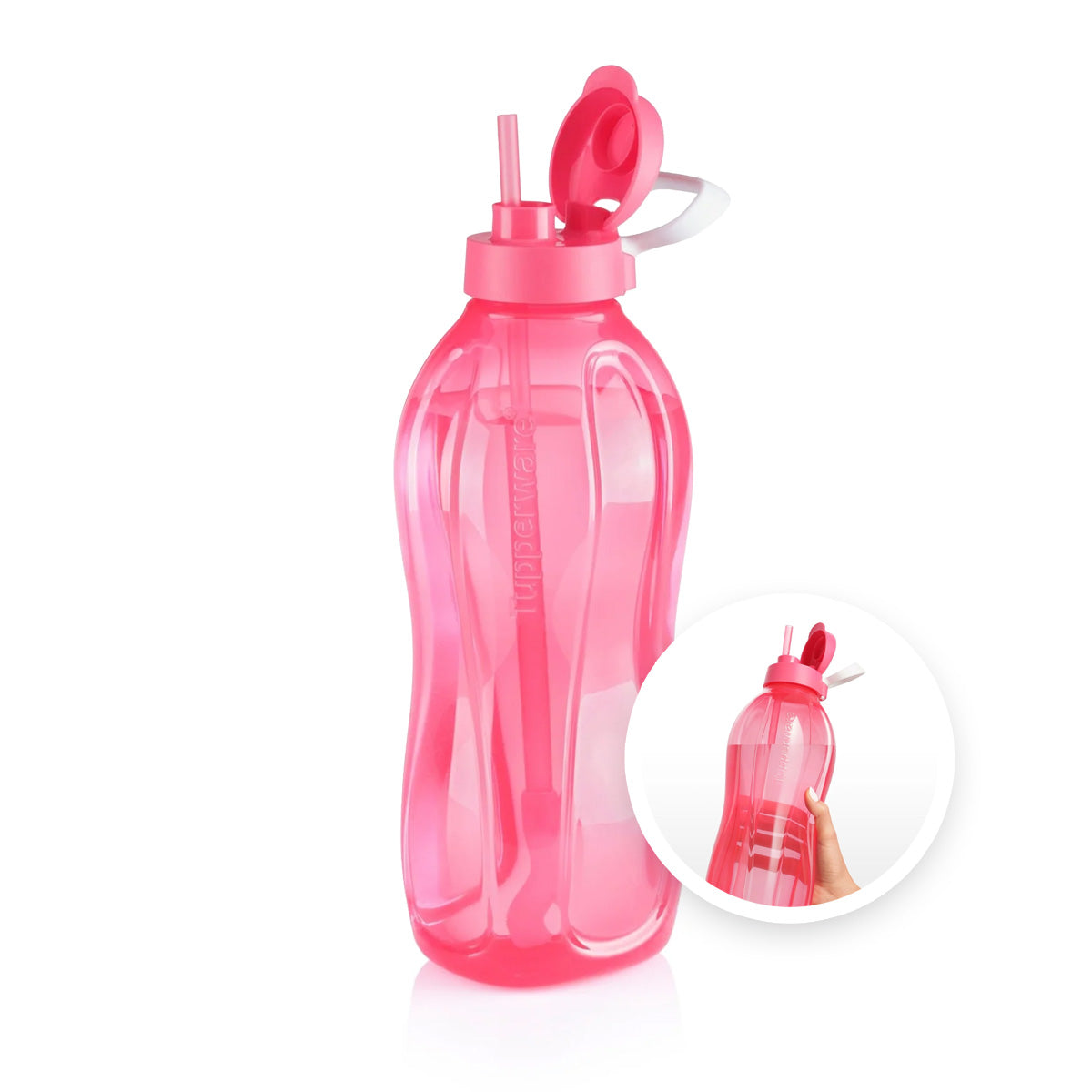 Tupperware Eco Şişe 2L Pembe - Pipetli