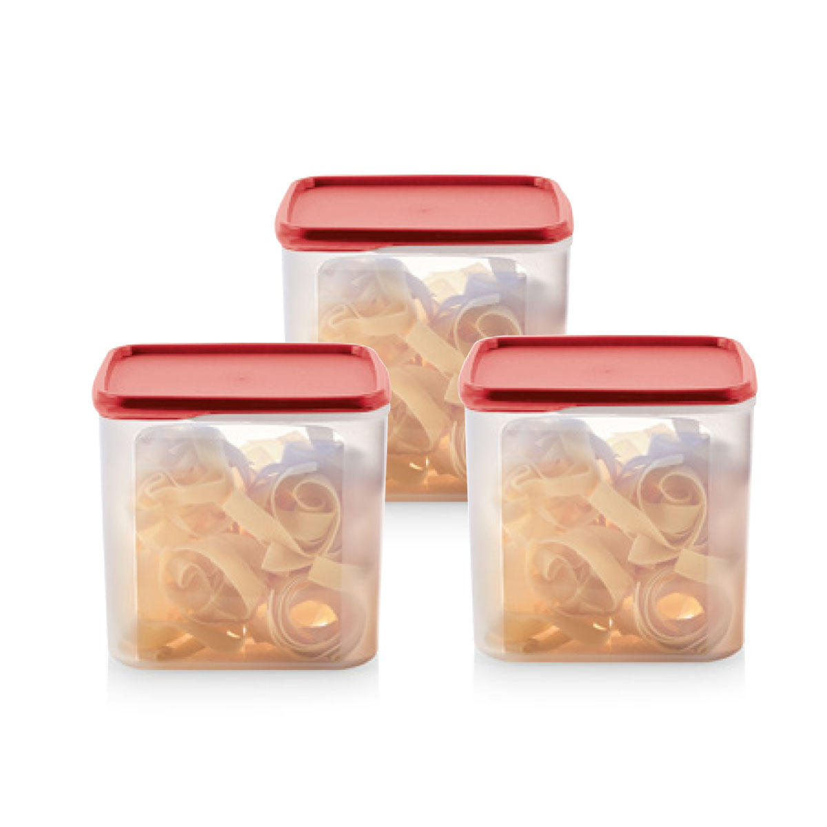 Tupperware Modüler Saklama Kabı Dikdörtgen 3.9L 3’lü Set