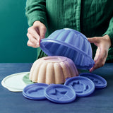 Tupperware Jel Servis Kalıbı Mürdüm