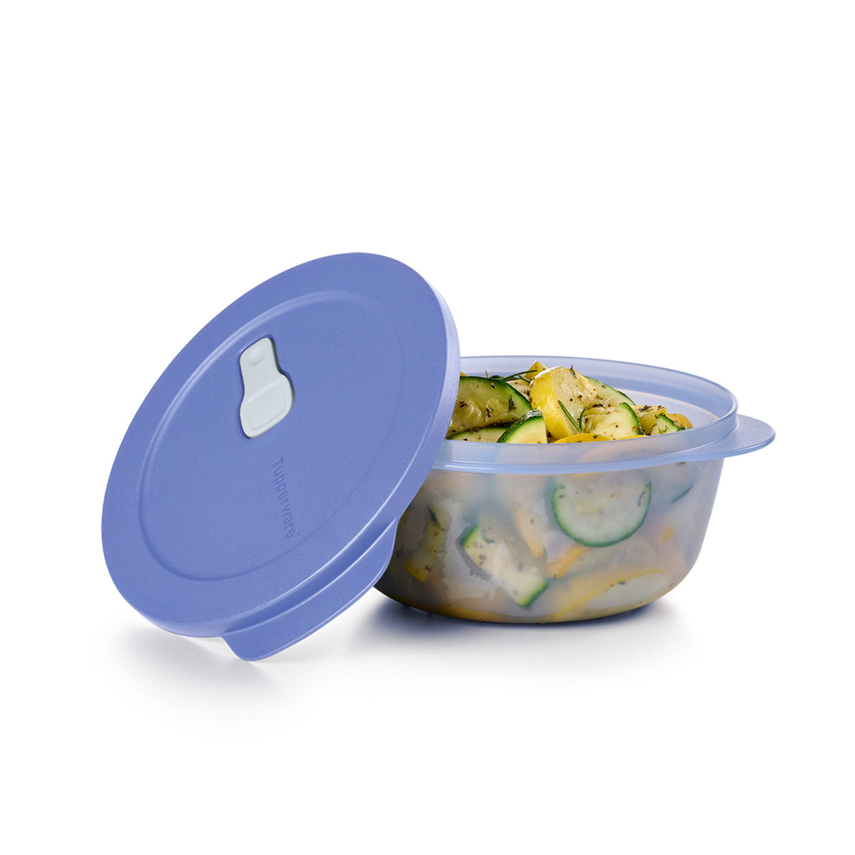 Tupperware Mikrodalga Orta 1.3L Mavi Böğürtlen